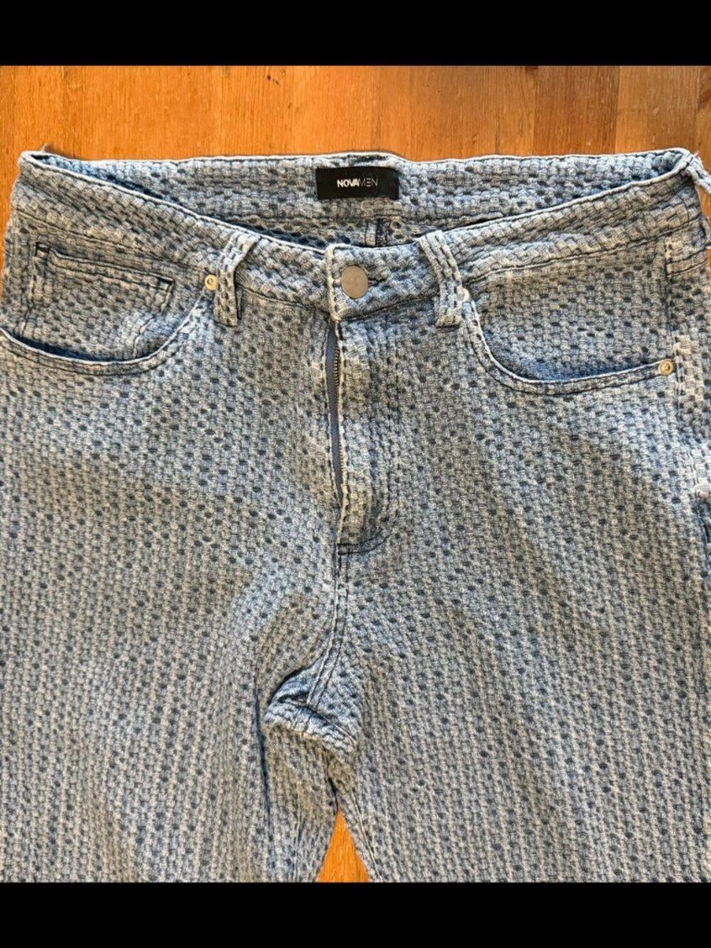Fashion Nova Men's Warsaw Stacked Slim Flare Jeans, Size 32, NWOT - Picture 3 of 4